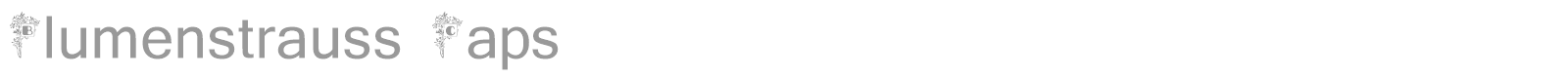 Blumenstrauss Caps font preview